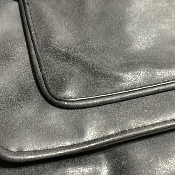 Nicole Miller Adjustable Crossbody Black Stud Bag - Picture 11 of 17